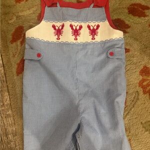 Mom and Me smocked Jon Jon